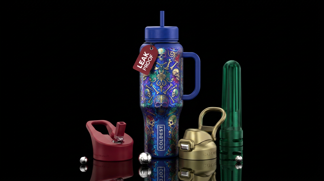 Don’t lose your head water bottle design