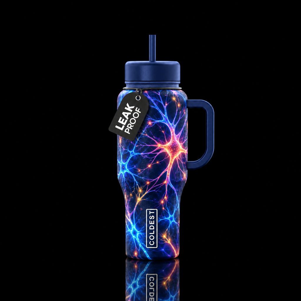 Nerves water bottle design