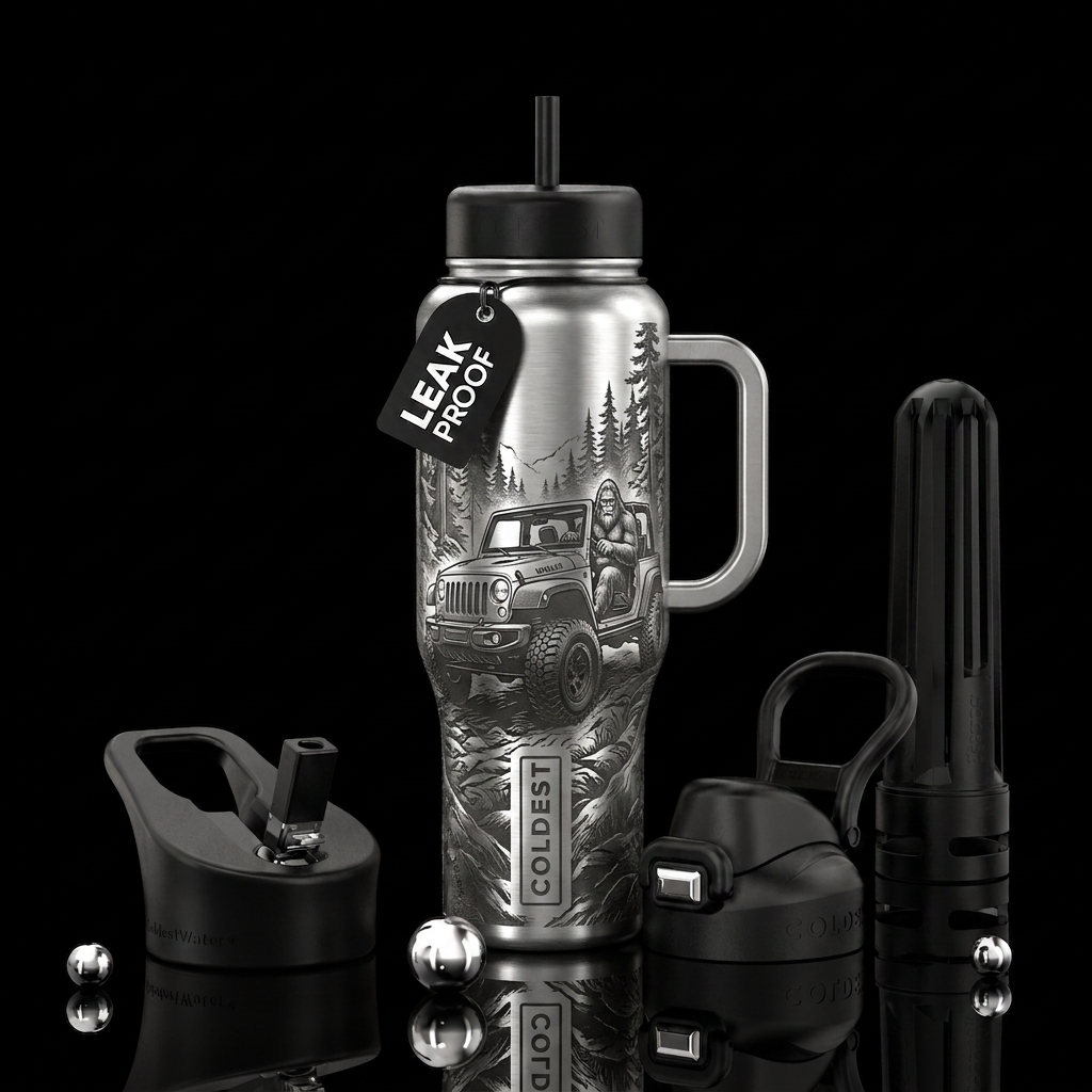 Good in the Hood water bottle design