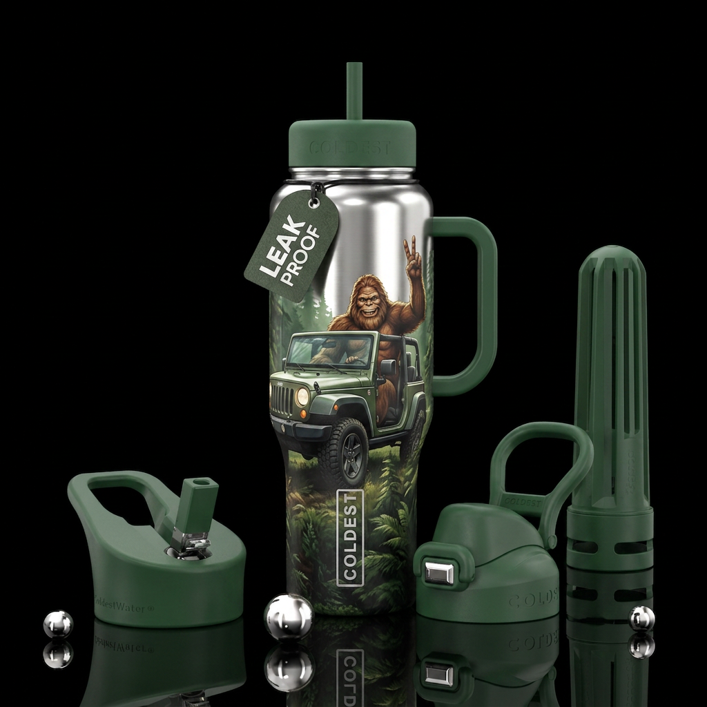 Jeep Wave water bottle design