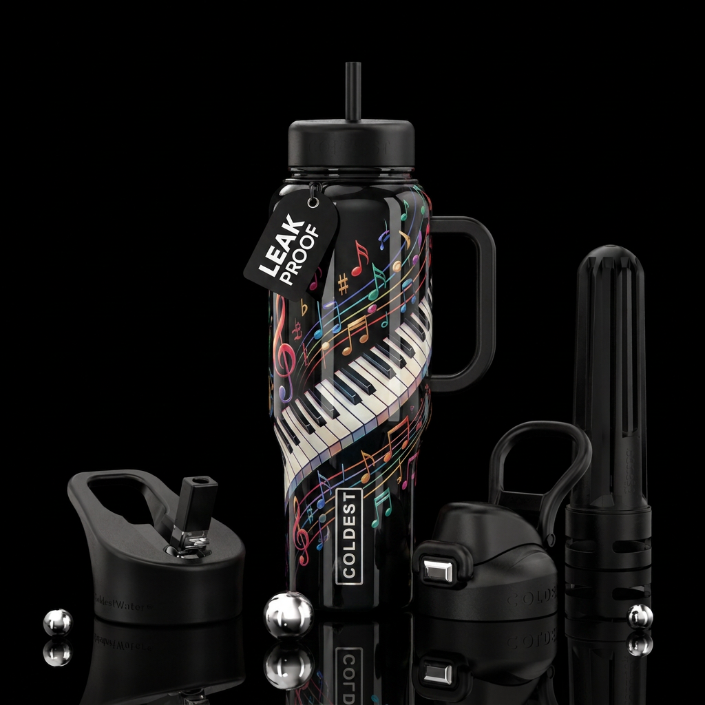 Composition water bottle design