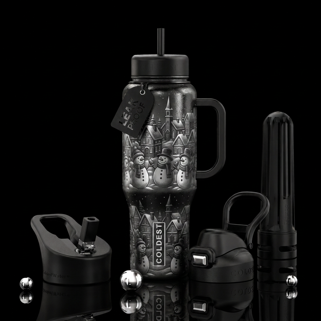 Moonlight Frosty water bottle design