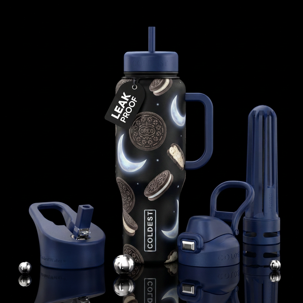 Snackish water bottle design