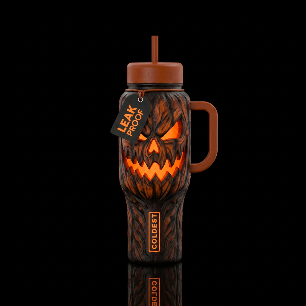 Glowey Jack water bottle design