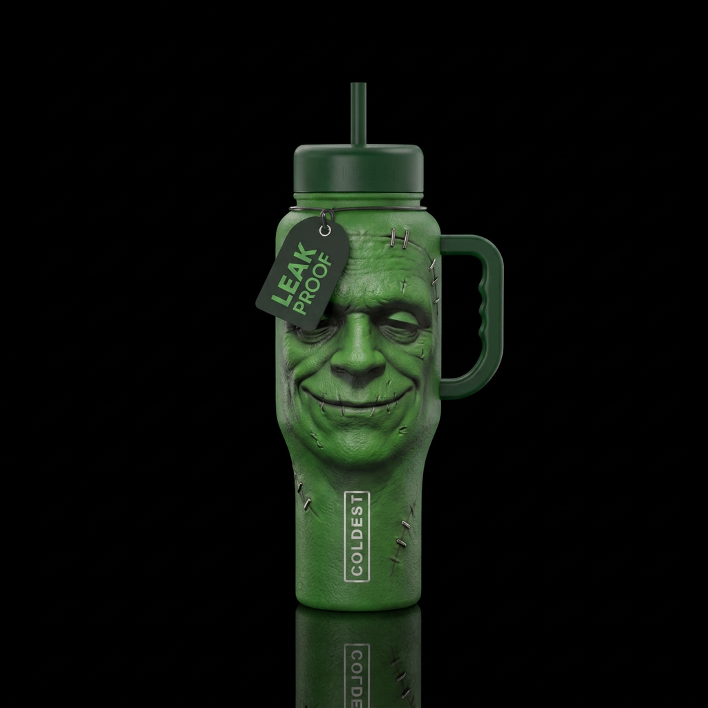 Friendly Frank water bottle design
