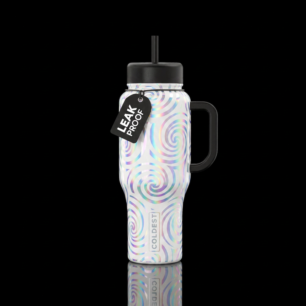 HoloSpirals water bottle design
