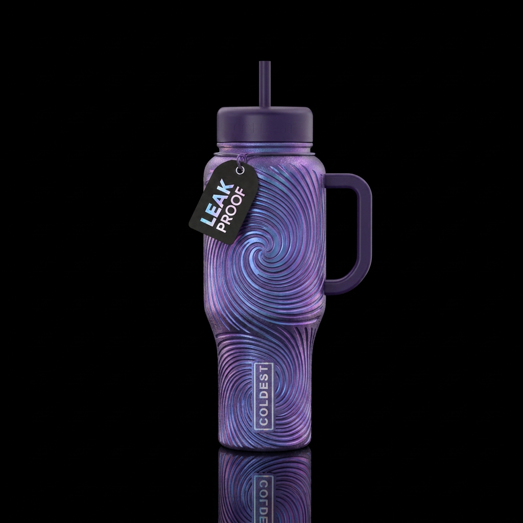 Divergent water bottle design