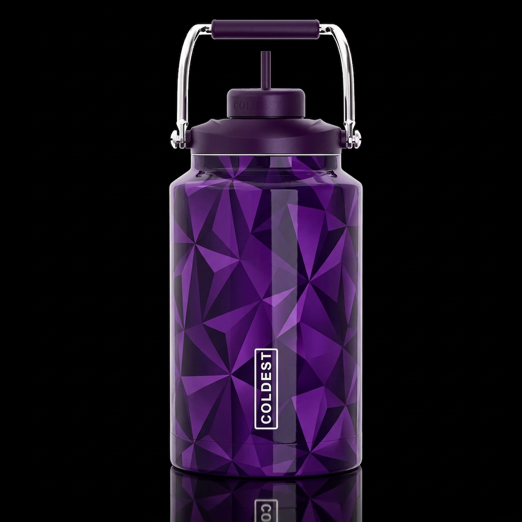 Majestic water bottle design