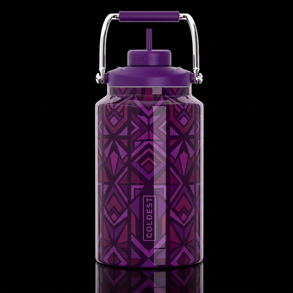 Violet Queen water bottle design
