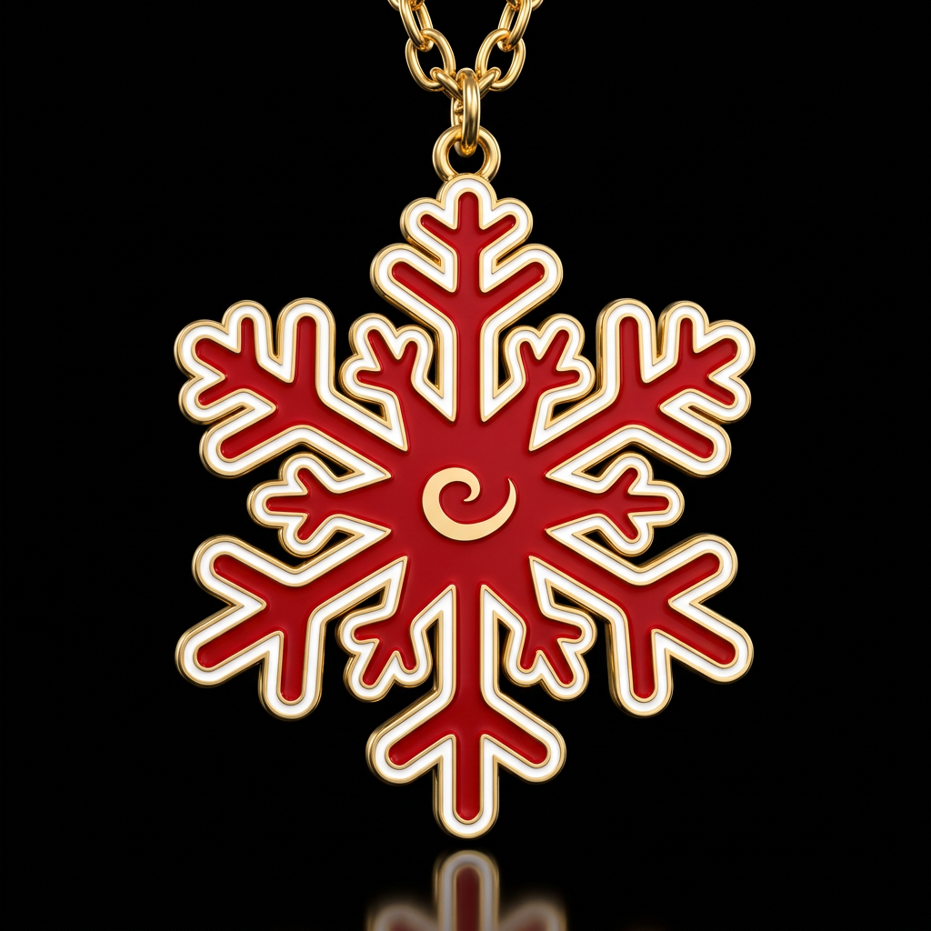 Glowey snowflake water bottle design
