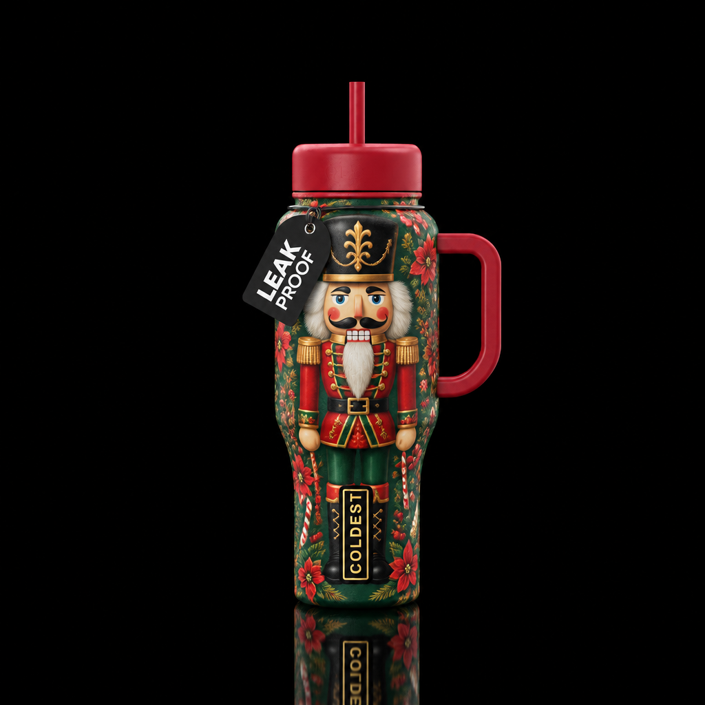 Nutcracker water bottle design