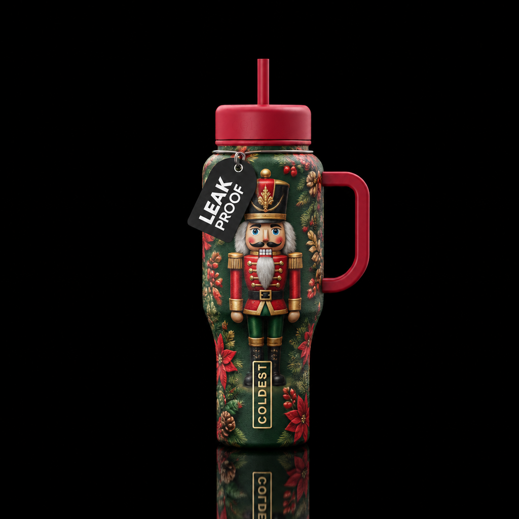 Nutcracker water bottle design