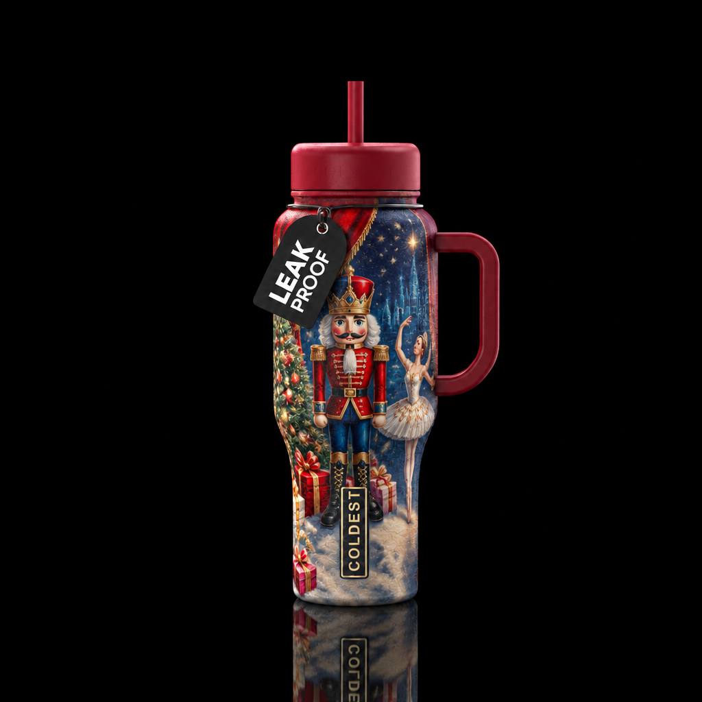 Nutcracker ballet water bottle design