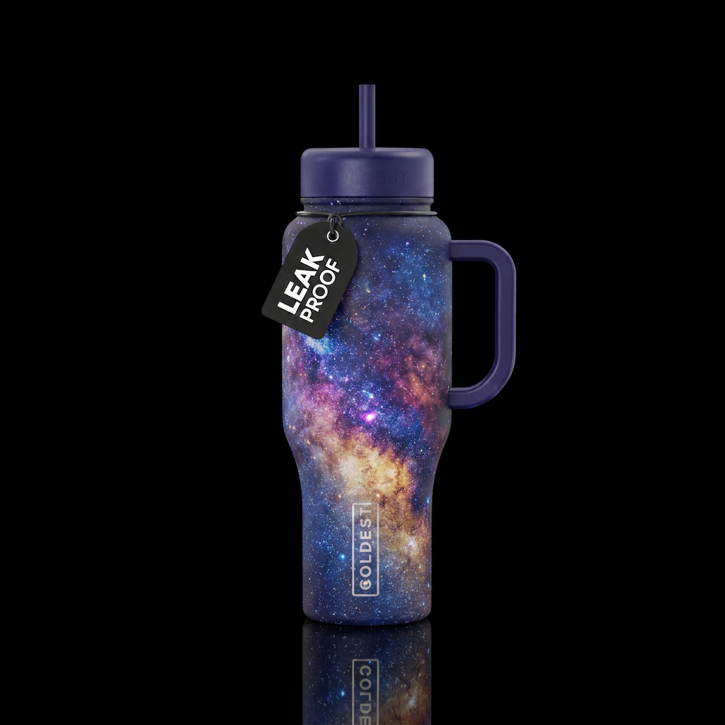 Glowie milkyway water bottle design