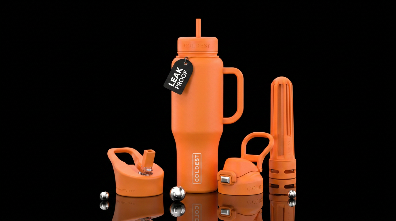 tangerine water bottle design