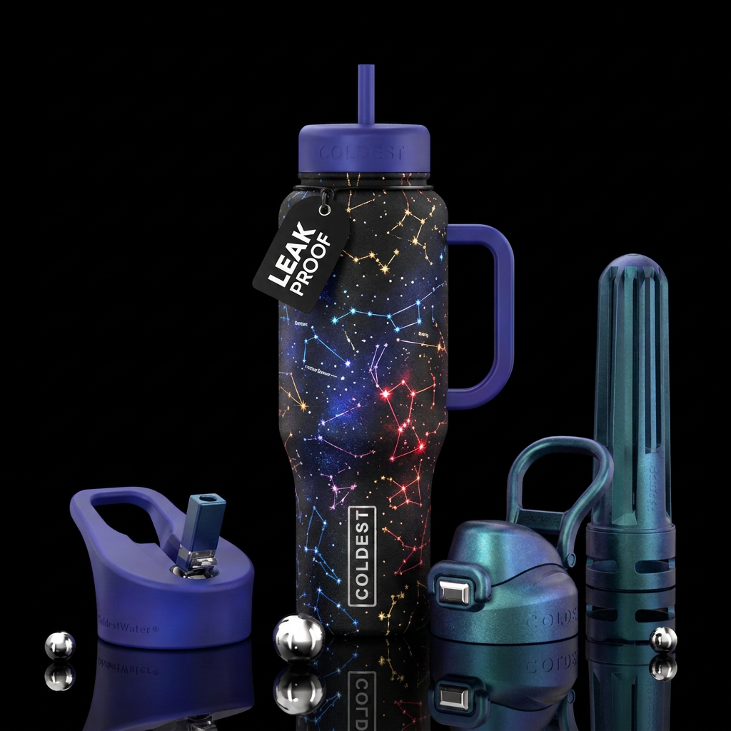constellations water bottle design