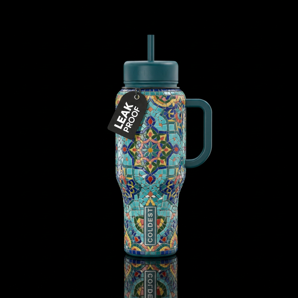 tilework water bottle design