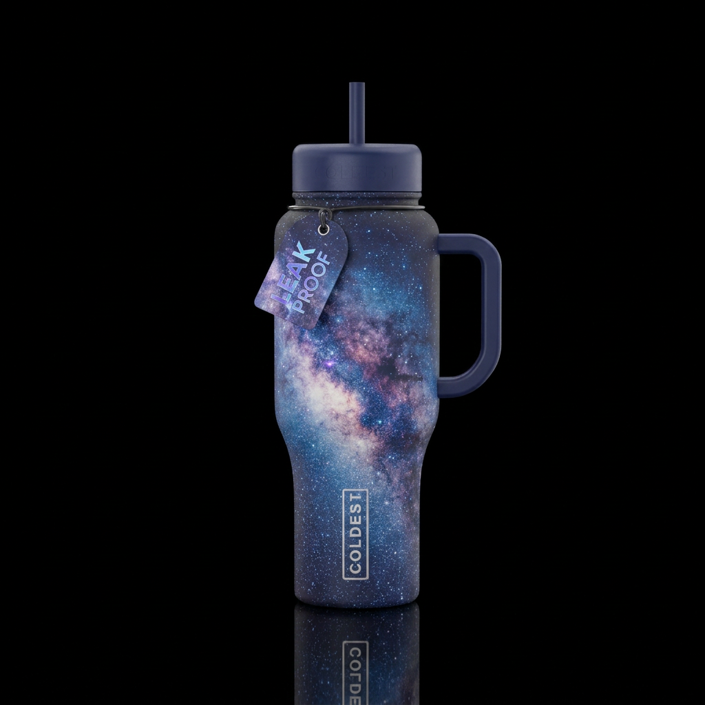 milky way water bottle design