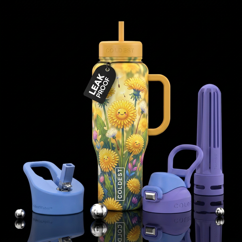 Just Dandy water bottle design