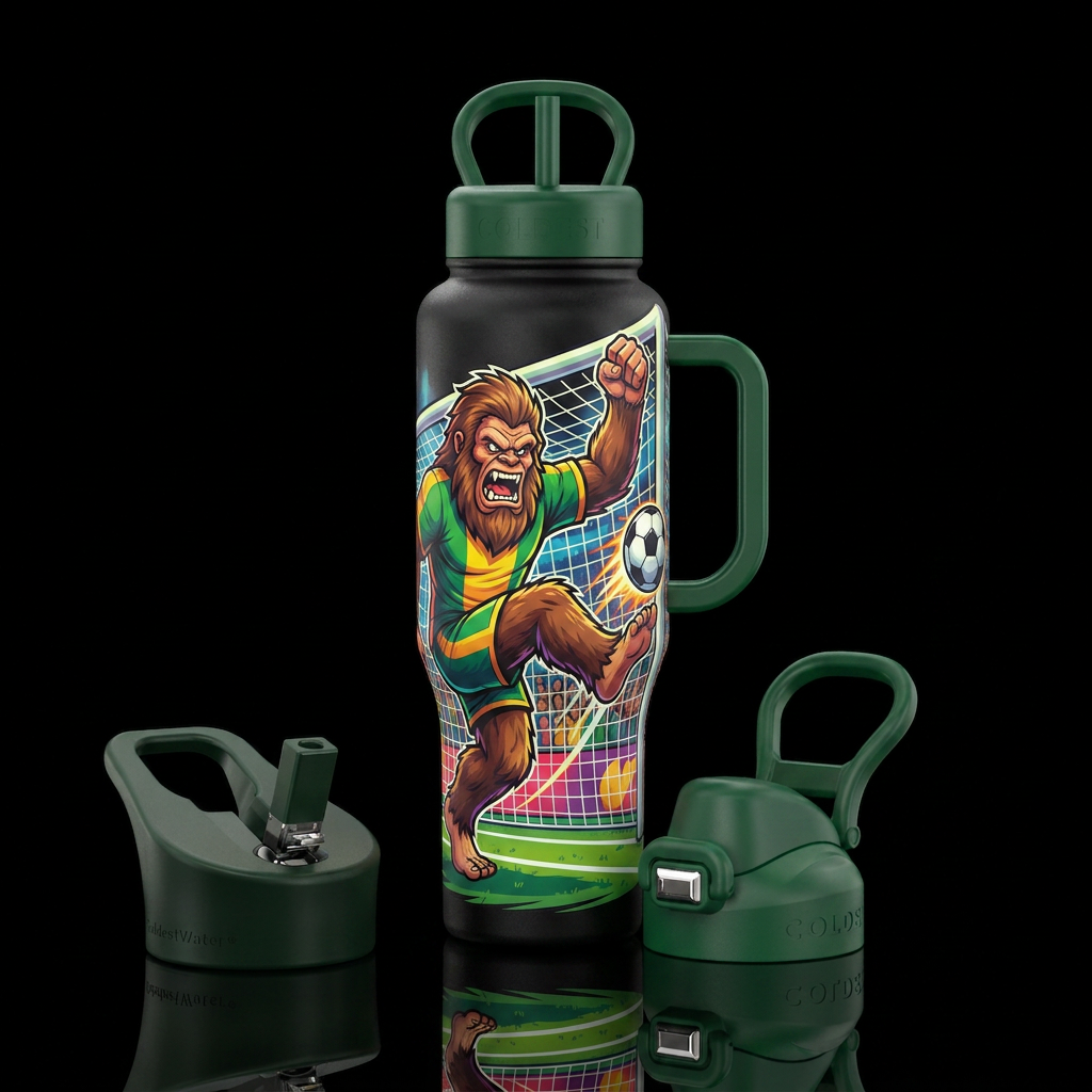 Goallllll water bottle design