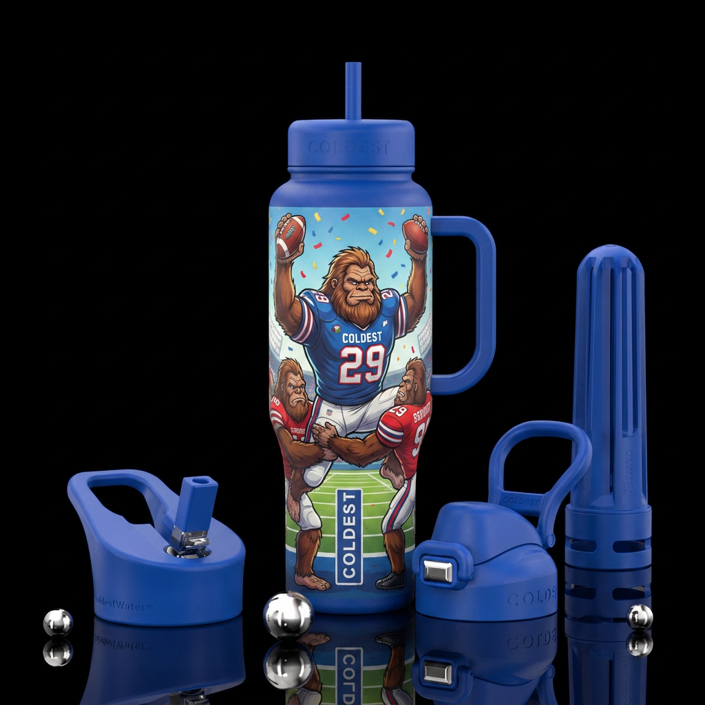TOUCHDOWN water bottle design
