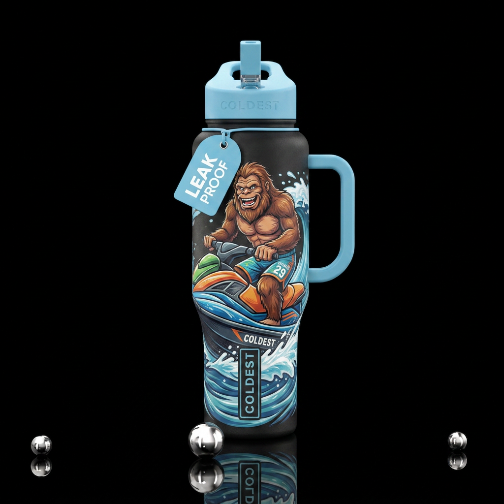 Jet Ski water bottle design