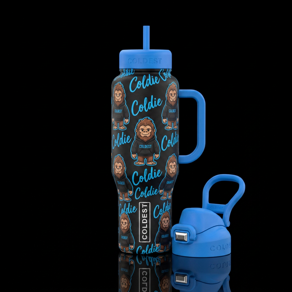 the coldie water bottle design