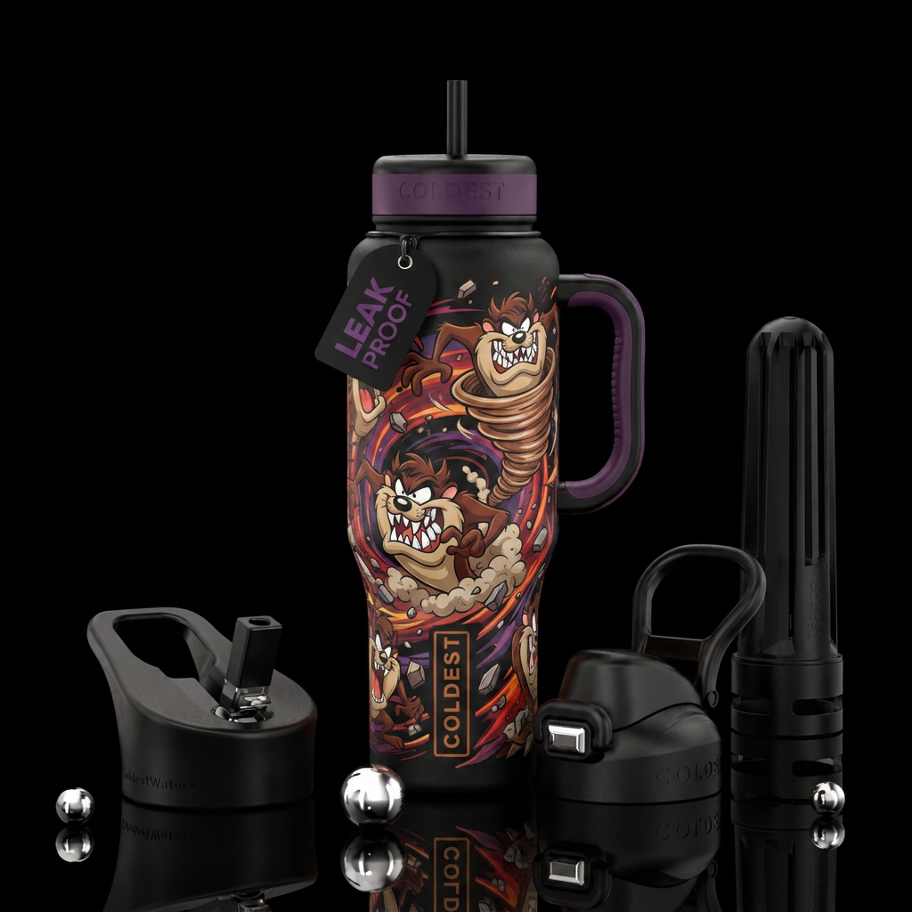 Taz water bottle design