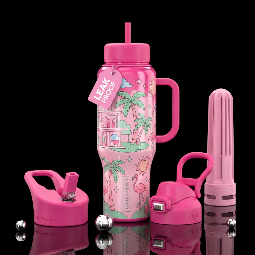A girls world water bottle design