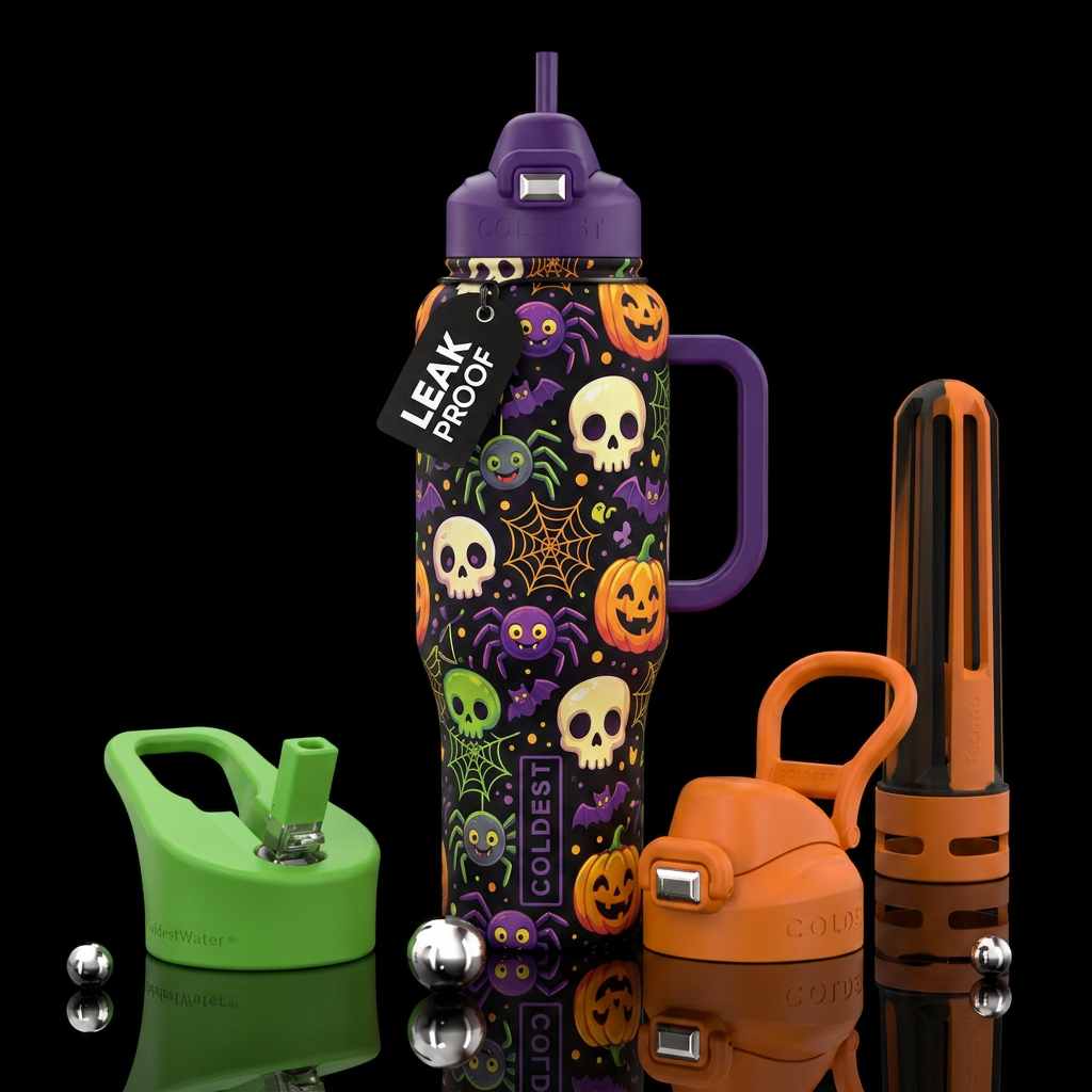 halloween water bottle design