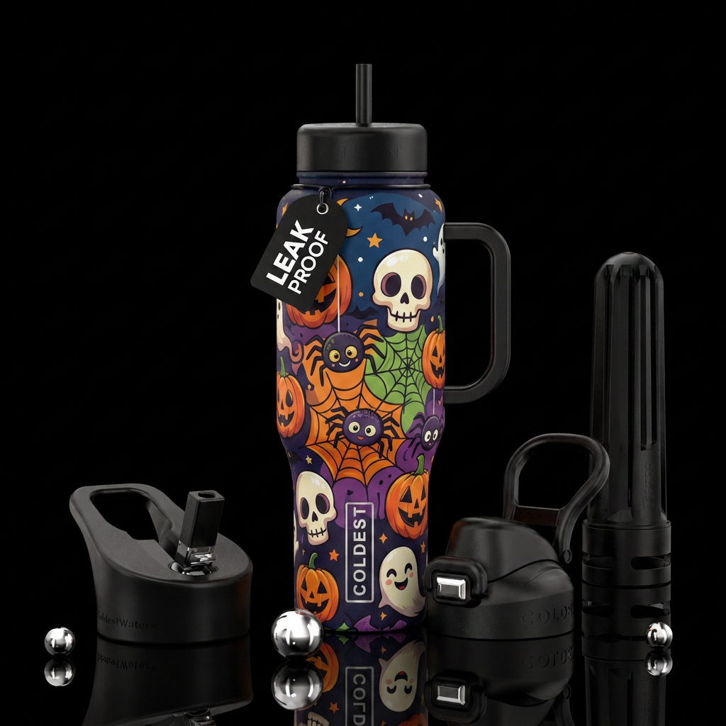 halloween water bottle design