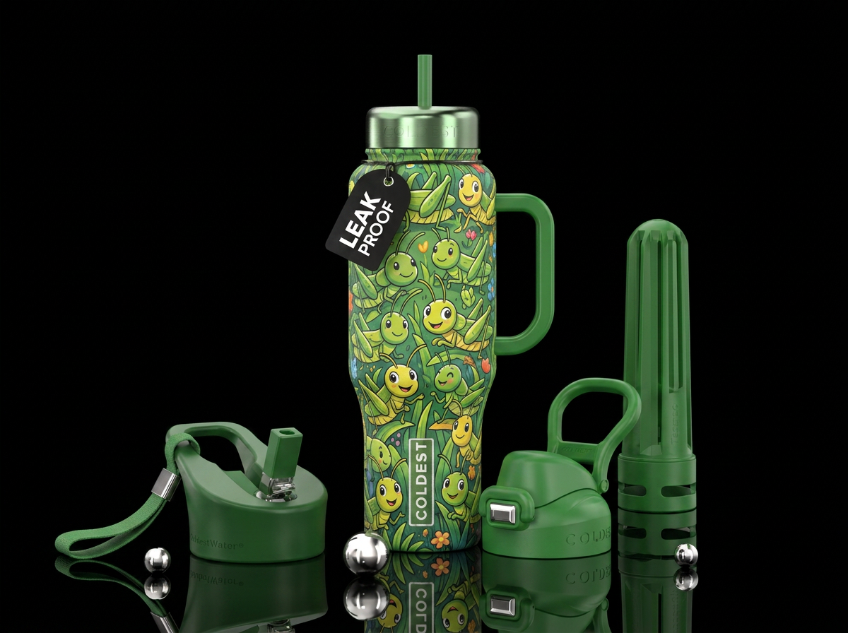 happy hoppers water bottle design
