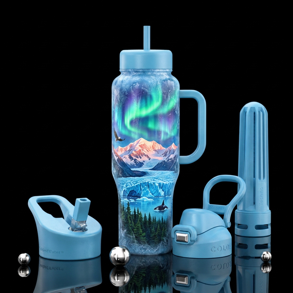 The Alaskan water bottle design