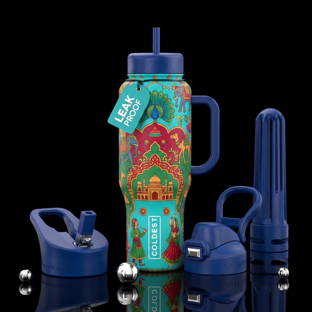 The Rajasthanis water bottle design
