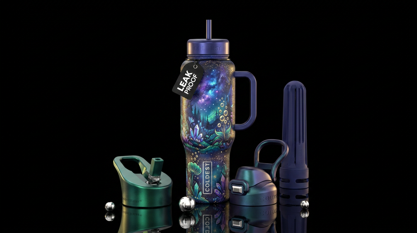 Magical water bottle design