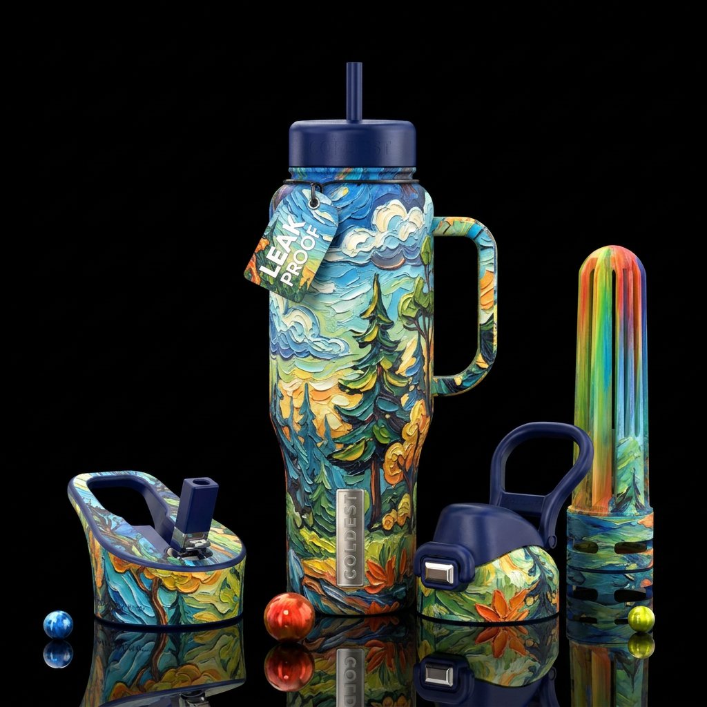 Simply nature water bottle design