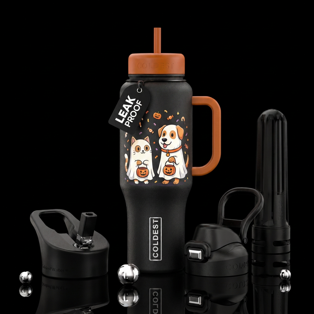 we want treats water bottle design