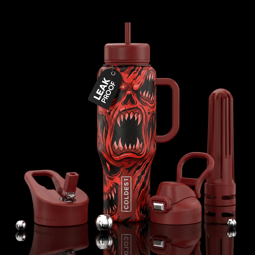 screem water bottle design
