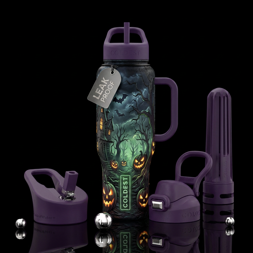 Enter if you dare water bottle design