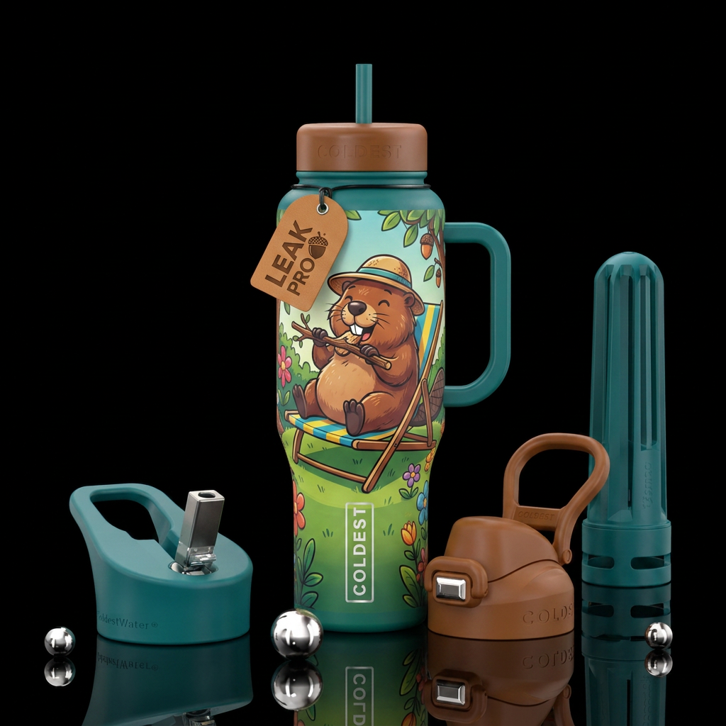 mmmm wood water bottle design