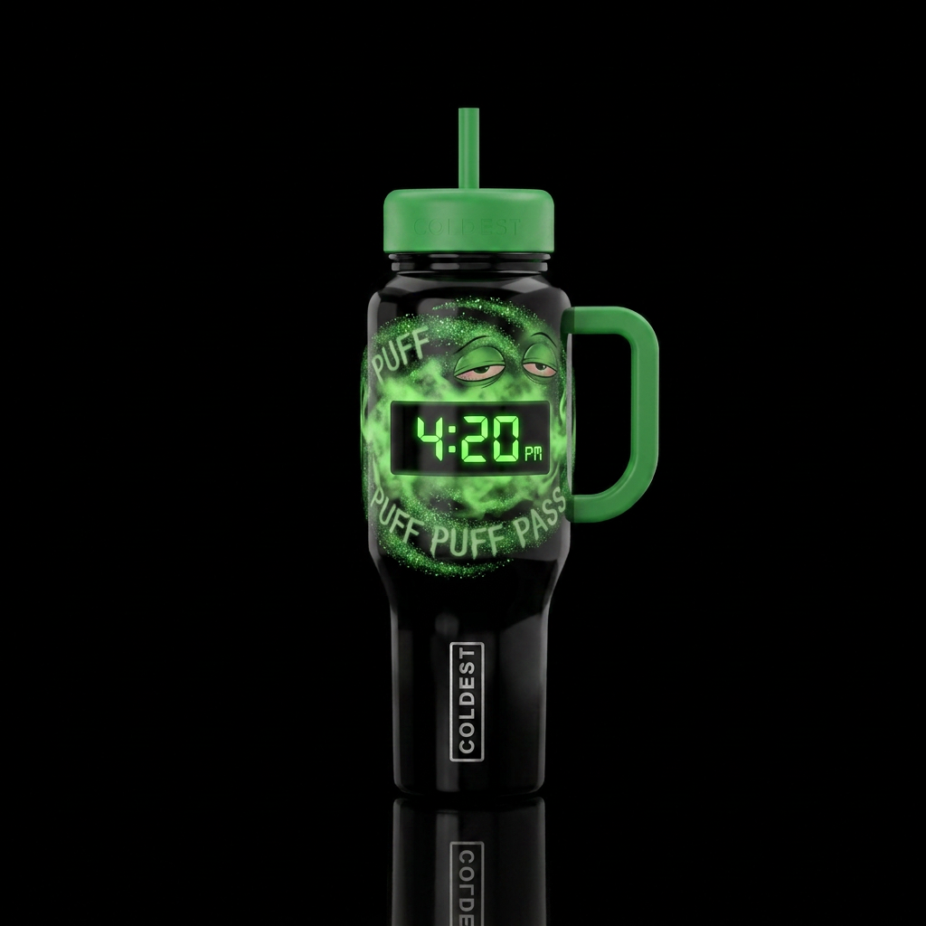 one for the stoners water bottle design