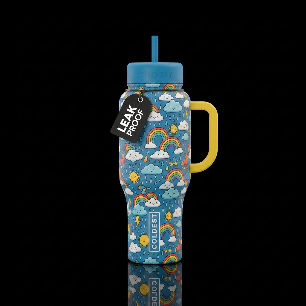 Summer days water bottle design