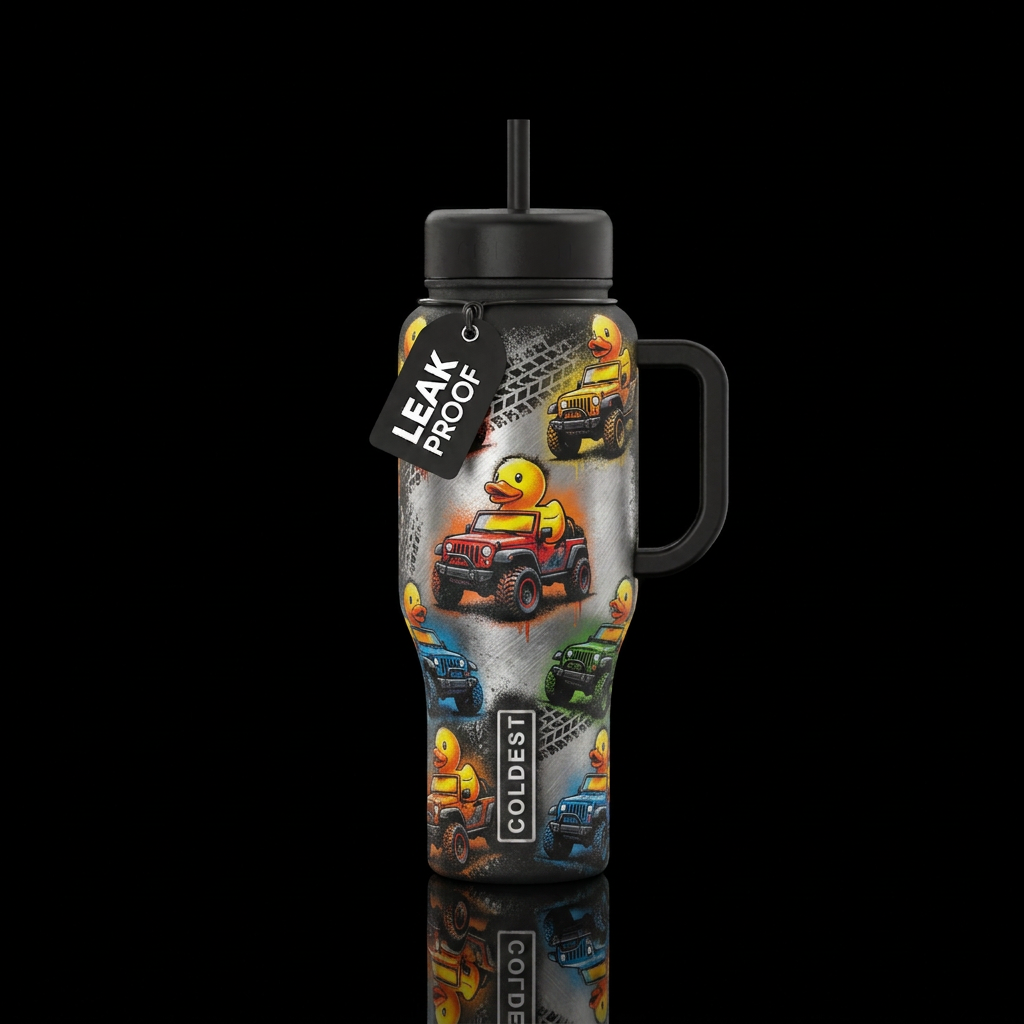 Just Ducky water bottle design