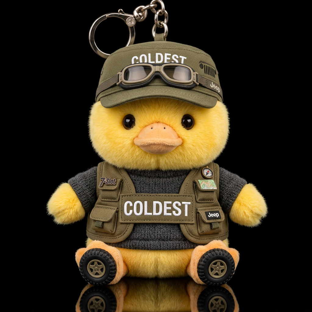 Jeep the Duck water bottle design