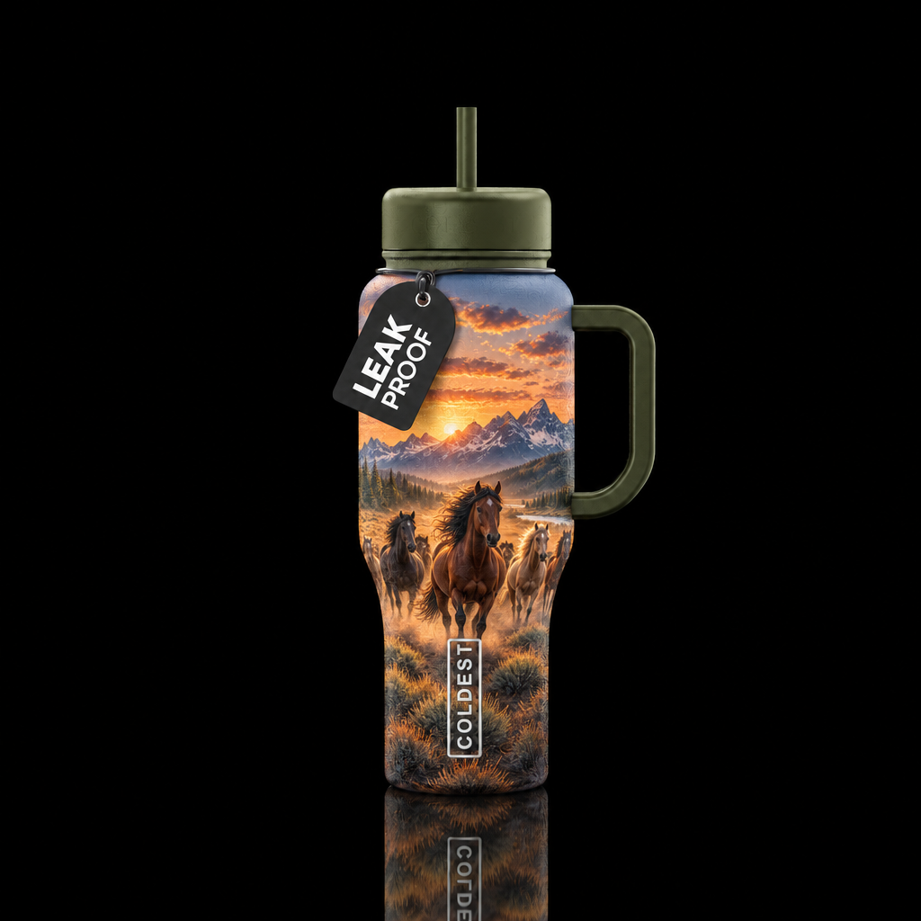 Running Wild water bottle design