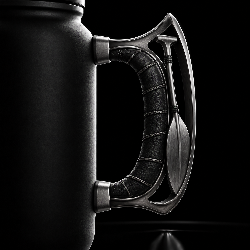 Candoo canoe water bottle design