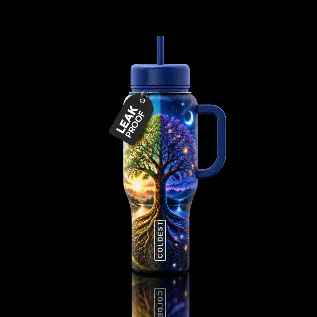 Nutty Life water bottle design