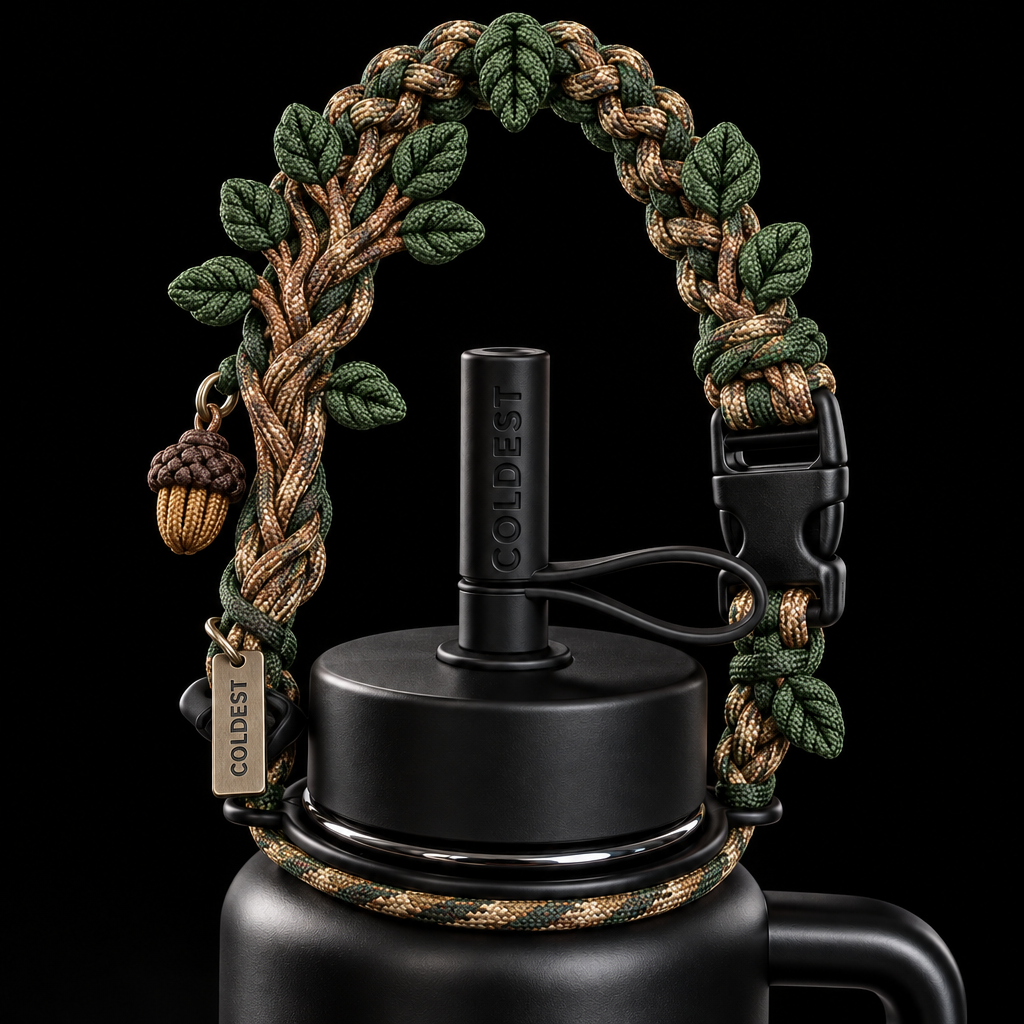 Rooted Nutty water bottle design
