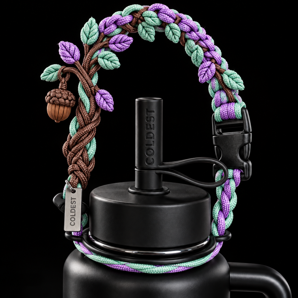 Rooted in color water bottle design