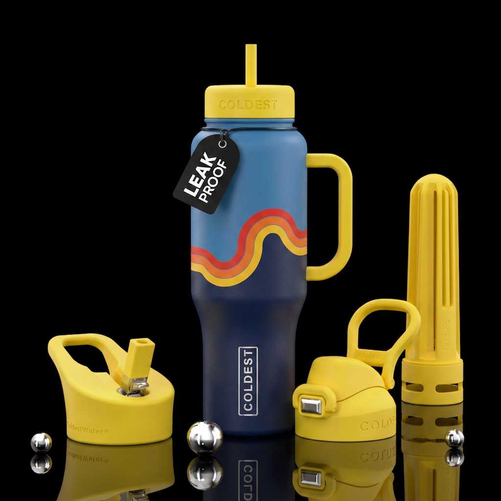 Sunset Groove Alt water bottle design